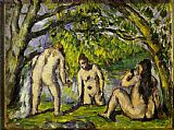 Paul Cezanne The Bathers painting